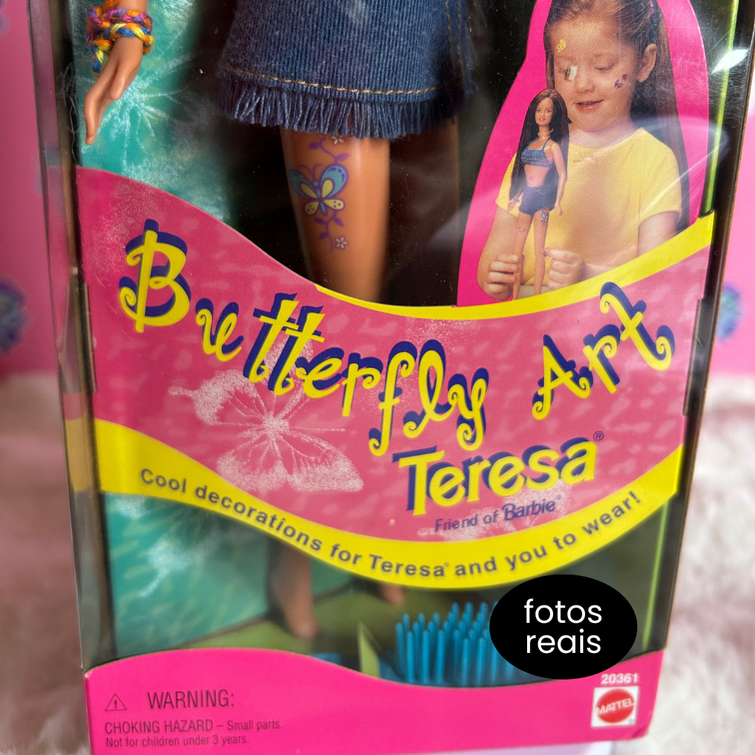 Barbie Butterfly Art Teresa 1998 - Mattel - Imagem 5